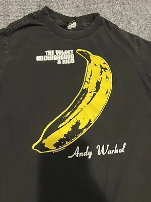 Vintage The Velvet Underground & Nico Shirt Lou Reed Andy Warhol David Bowie • $44.95