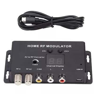 UHF Modulator And Video To RF Channel Home RF Modulator For DVD Player REL • £23.17