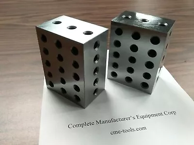 2-4-6  Precision Block Pair 23 Hole Set Up Block Pair 0.0002  #701-246 -new • $89