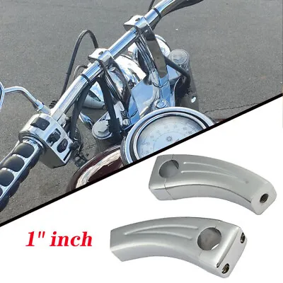 Motorcycle Handle Bar Risers For Yamaha V-Star 650 1100 Classic Custom Silverado • $55.99