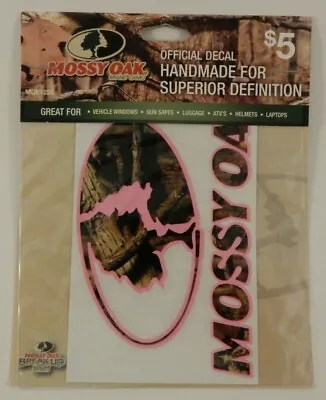 New 2011 Mossy Oak Official 6  Car Auto Decal Sticker Pink Camo Stickers • $3.75