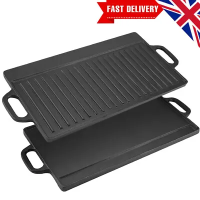 £19.88 • Buy Non-Stick Griddle Pan Plate Grill Pan BBQ Cooking 50cm For Gas /Induction Cooker