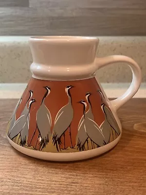 Vintage OTAGIRI Tom Taylor No Spill Travel Mug -Crane Birds • $12