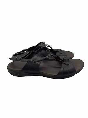 Merrell Sandals Women's 9 Micca Mahogany Casual Open Toe Singback J46278 Leather • $15.99