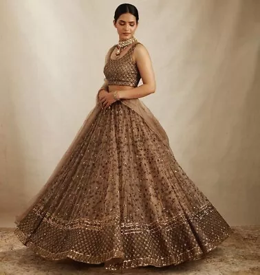 Sabyasachi Lehenga Choli Indian Wedding Dress Designer Lehenga PartyWear Lehenga • $134.57