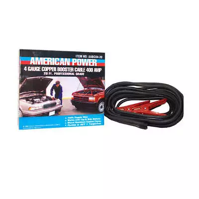 20' 4-Gauge Booster Cable 400 Amp • $74.95