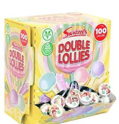 Box Swizzle's Family Double Lollies 100 Pack - Retro - Memory Lane • £13.99