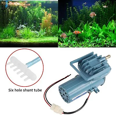 $44.99 • Buy US Aquarium Air Pump DC 12V 35W Fish Tank Pump Aerator For Fish Pond Aquaculture