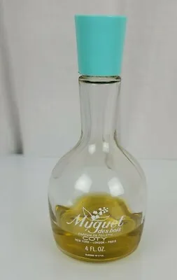 Vintage COTY MUGUET Des Bois PARFUM De TOILETTE 4 OZ FULL Glass Bottle • $39.99