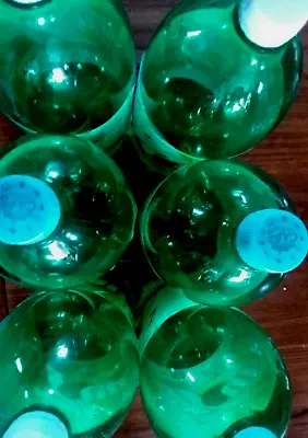 Empty 2-liter Soda Pop Bottles Plastic Clear Green 6 Pk. Arts Crafts Gardening • $6.20