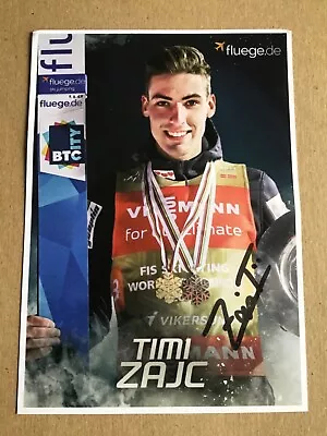 Timi Zajc Slovenia 🇸🇮 Skijumping Winter 2022/23 Hand Signed • $39.99