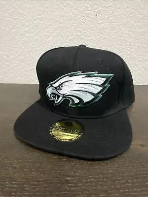 $22 • Buy Philadelphia Eagles Logo Black Snapback Adult Hat Cap New Nfc Super Bowl 🦅🏈