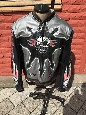 NWT TEKNIC MN’s Leather MC Jacket $850 RRP 44/XL • $440