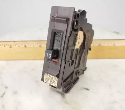 Wadsworth Type A Single One Pole 30 Amp Circuit Breaker 120/240 LL-5206 Vintage • $24.95