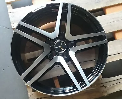 18  Staggered Black S65 Amg Rims Wheels Mercedes Benz S500 S550 S63 E350 E63 Gle • $868.99