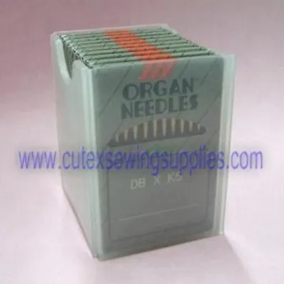 100 Organ Titanium DBXK5 Commercial Embroidery Machine Needles Tajima Barudan • $24.50