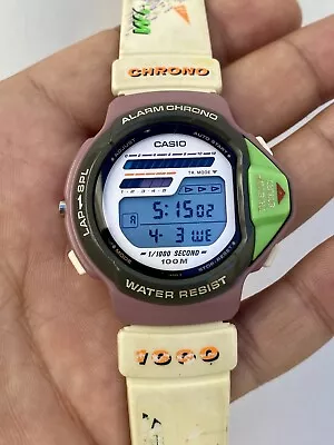 Casio Skx-1000 Vintage Watch Mens Alarm Chronograph Lcd Watch • $55