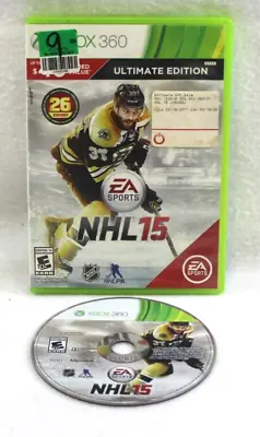 NHL 15 ~ EA Spots ~ XBOX 360 Game ~ Missing Manual ~ Rated E10+ • $5.53