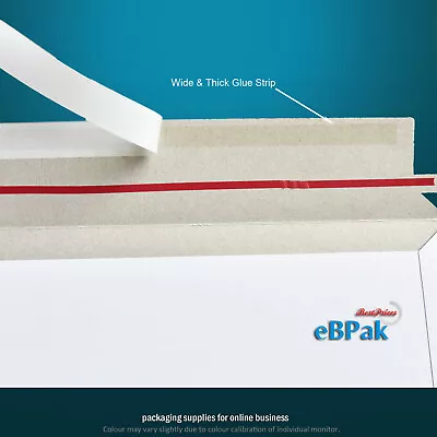1000x Card Mailer 01 160 X 240mm C5 A5 Tough Envelope Bag 300gsm White • $145
