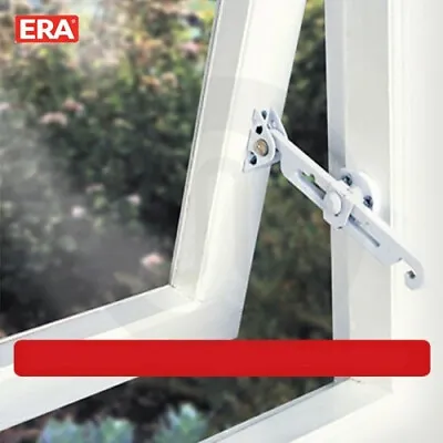 ERA 720 Securistay White Metal Window Restrictor For Wooden Windows • £5.99