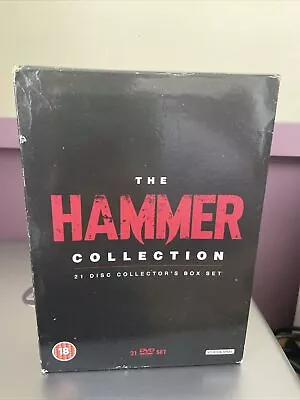 The Hammer Collection DVDS. 21 Disc Set. Cushing / Lee / Bates. As New • £20