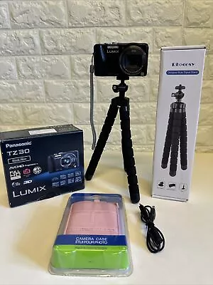 Panasonic LUMIX DMC-TZ30 14.1MP Digital Camera - Black • £89