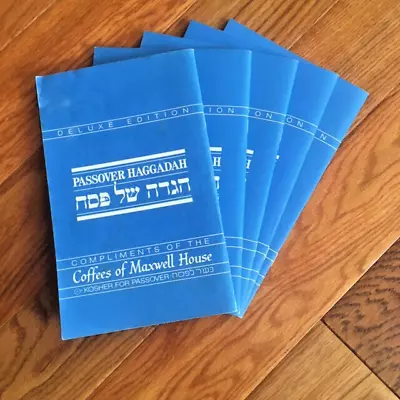 Five (5) Coffees Of Maxwell House Passover Pesach Haggadah Judaism ©1988 | GUC • $17.95