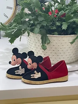 Vintage Walt Disney Mickey Mouse Slippers/shoes • $35