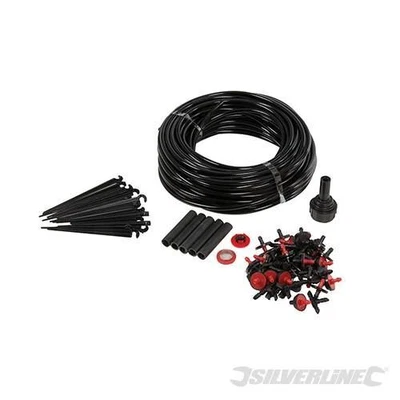 £7.96 • Buy Silverline Plant Veg Watering Drip Micro Irrigation Kit 71pce 71pce 592716