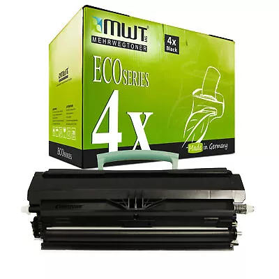 4x Eco Toner Replaces Lexmark X203A11G • £52.56