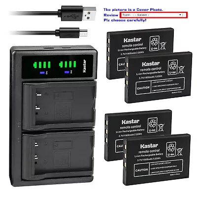 Kastar Battery LTD2 USB Charger For URC MX 880 MX-880 URC MX 890 MX-890 URC MX • $29.99