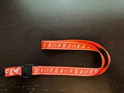 Fox Racing Pinnacle Orange Lanyard Key Chain With Releasable Clip • $14.95