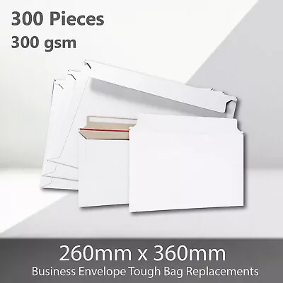 300x B4 300gsm 260 X 360mm Semi Rigid Business Envelope Hard Tough Mailer Bag • $134.95