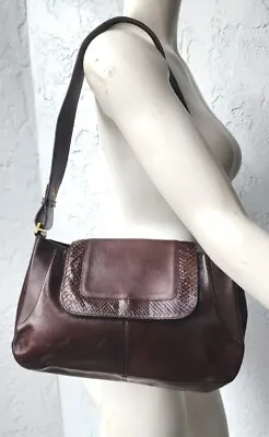 Vintage Gianni Versace Medusa Shoulder Bag Purse Handbag Brown SEE DETAILS • $85