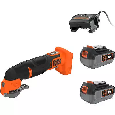 £235.95 • Buy Black And Decker BDCOS18 18v Cordless Oscillating Multi Tool 2 X 4ah Li-ion