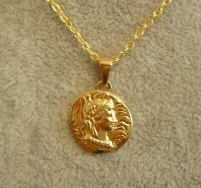 £7.25 • Buy Greek God Golden Necklace Gift Boxed