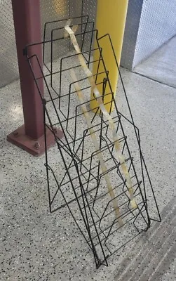 Vintage Metal Magazine Display Rack • $199