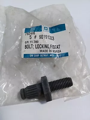 Front Seat Bolt Fits Opel Vauxhall Omega A Carlton Senator PART NO. 90191333 • $16.99