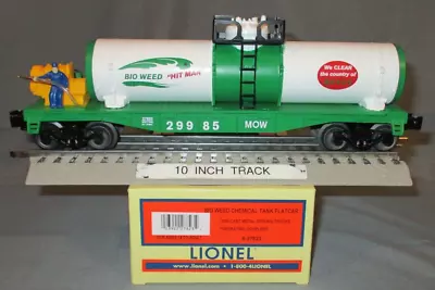 Lionel 27823 Weed Spray MOW 29985 Single Dome Tank Car W/ Crewman O/027 Ga. 2011 • $48