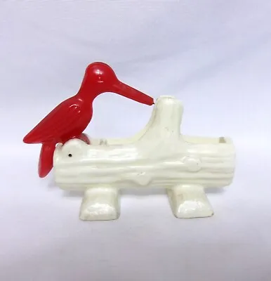 Unique MCM Vintage Plastic Woodpecker Bird Toothpick Holder Grabber • $12.95