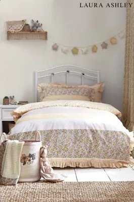 £21 • Buy Laura Ashley Libby Toddler Duvet Cover And Pillowcase Bedset In Fabric Bag BNWT