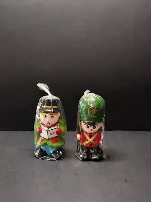 Interpur Caroler Candle & Vintage Soldier Christmas 5  Multicolor Figure  • $12