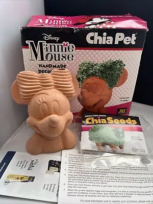 Chia Pet Minnie Mouse Decorative Pottery Planter -Open Box- • $9.99