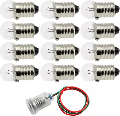 E10 6V 0.5A Mini Light Bulbs 12Pcs Old Fashioned Christmas Lights  Bulbs  • $22.11