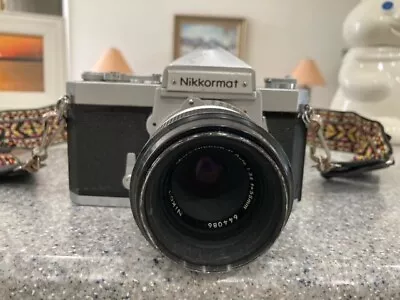 Nikon Nikkormat  Camera   FT   UNTESTED From Clean Estate Sale.   1.35 F   55 Mm • $35