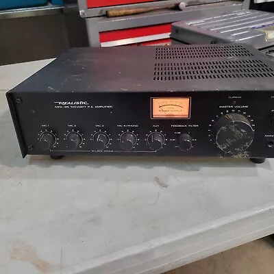 Vintage Realistic Public Address Amplifier MPA-95 READ DESCRIPTION!! • $50