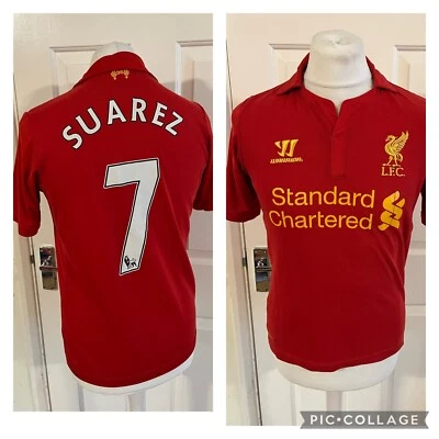 £23.99 • Buy Liverpool Fc Warrior 2012 - 2013 Red Short Sleeve Home Shirt #suarez 7 - Small