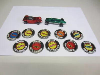 Vintage HOT WHEELS REDLINES Cars Buttons Parts Lot Chevy Turbine Beatnik Bandit • $24.99