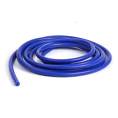 $8.99 • Buy 10 Feet Blue Silicone Vacuum Air Hose 4MM 5/32  Inch SILICONE LINE PIPE TUBE