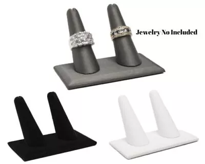 Novel Box™ 2 Finger Ring Stand Holder Jewelry Display • $7.99
